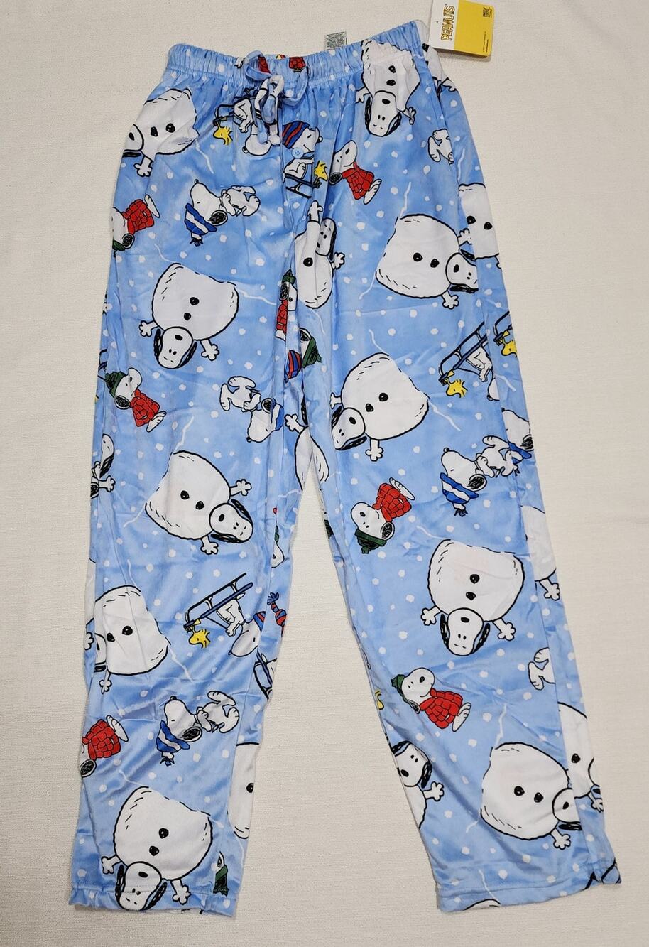 Snoopy and snowman pajamas women's small NWT